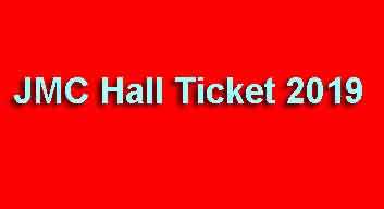 JMC Hall Ticket