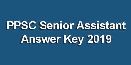 PPSC Answer Key 2019
