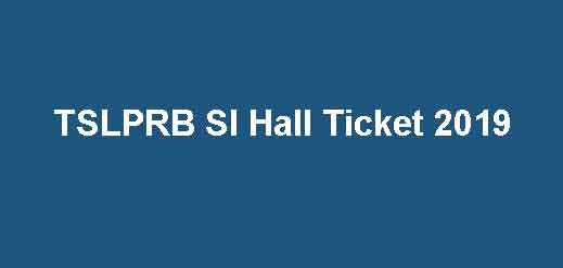 TSLPRB Hall Ticket