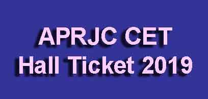 APRJC CET Admit Card