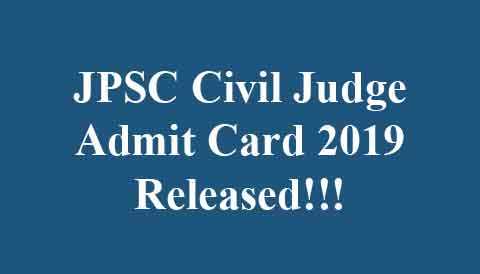 JPSC Civil Judge Call Letter