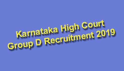 Karnataka High Court Group D
