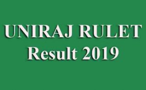 UNIRAJ RULET Result 2019