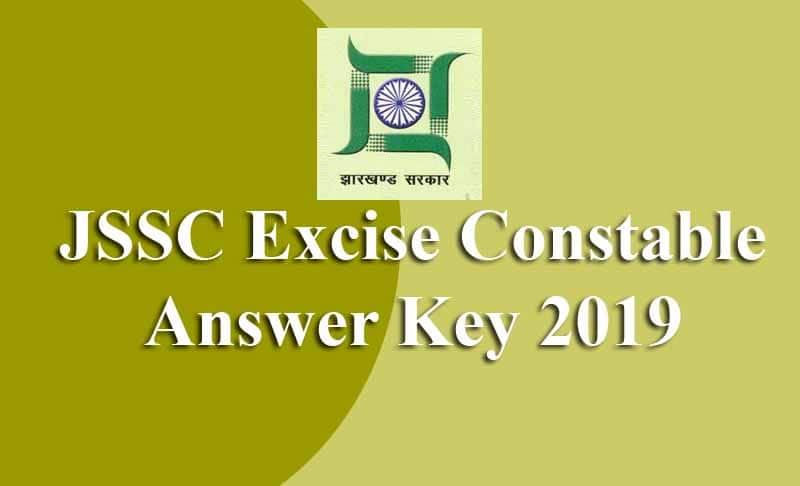 JSSC Excise Constable Answer Key