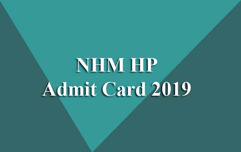 NHM HP Admit Card