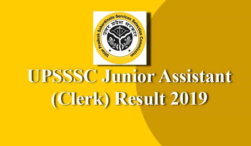 UPSSSC Junior Assistant Result