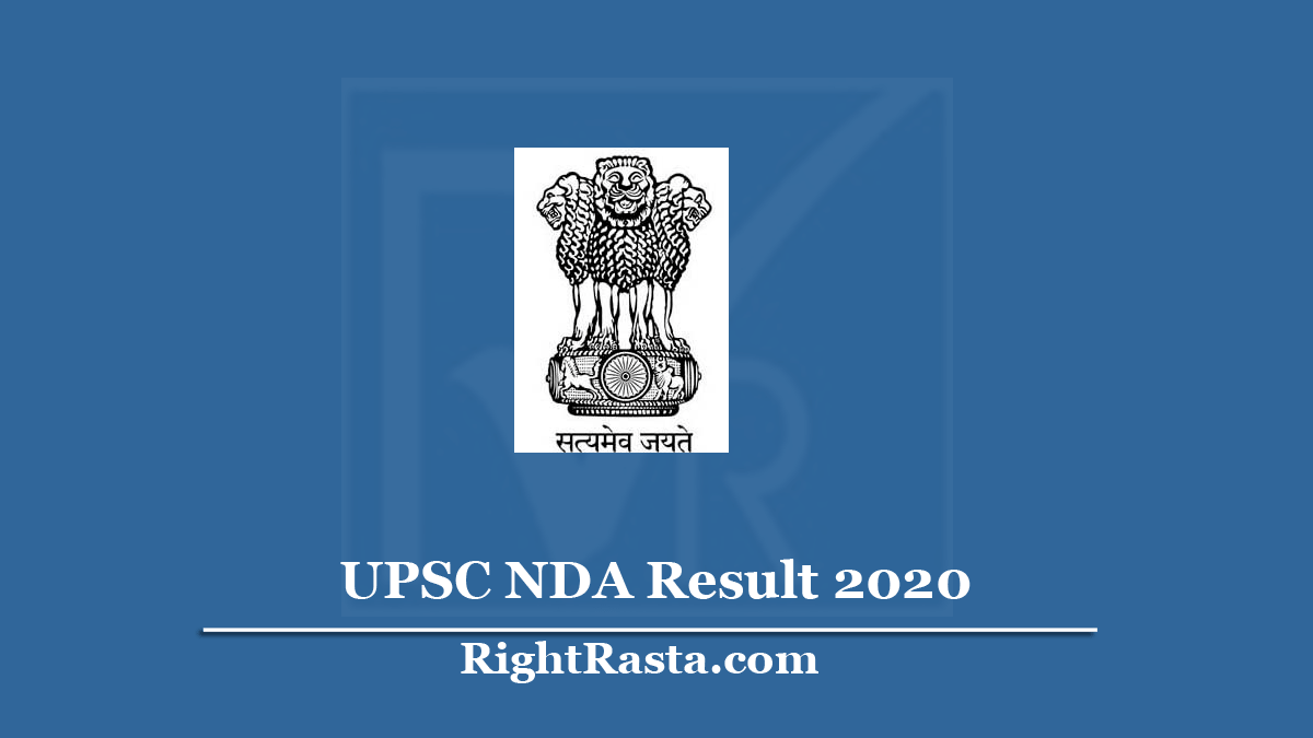 UPSC NDA Result