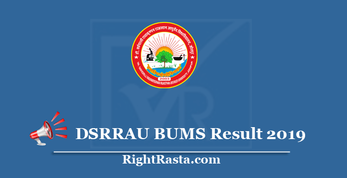 DSRRAU BUMS Result 2019