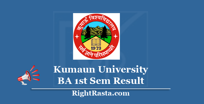 Kumaun University BA 1st Sem Result 2020