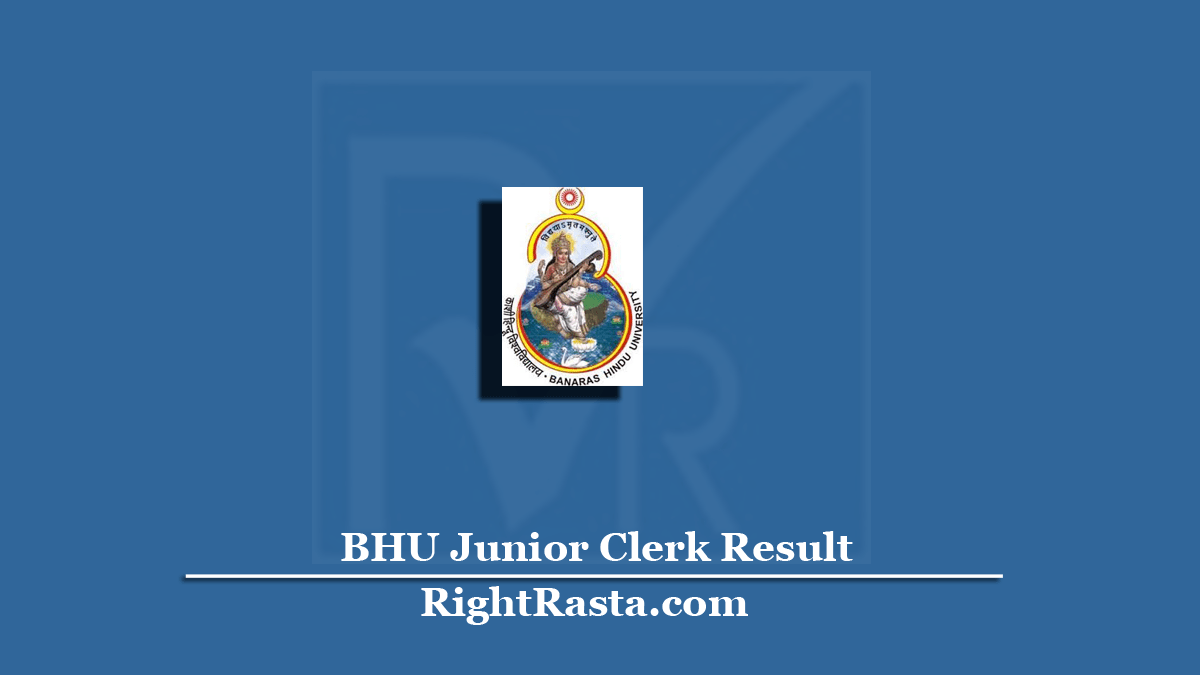 BHU Junior Clerk Result