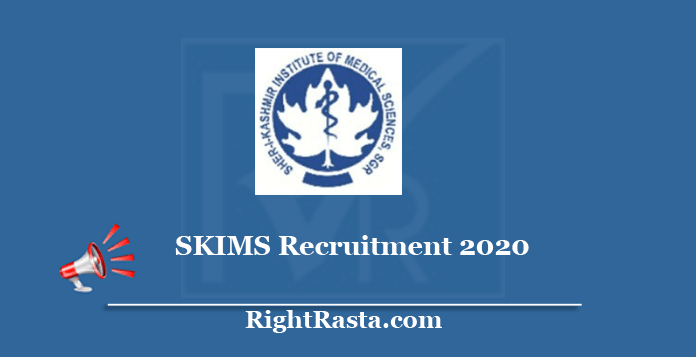 SKIMS Recruitment 2020