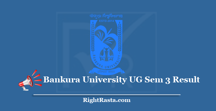 Bankura University UG Sem 3 Result