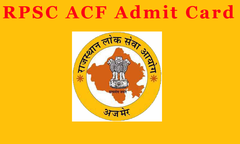 ACF Admit Card 2021