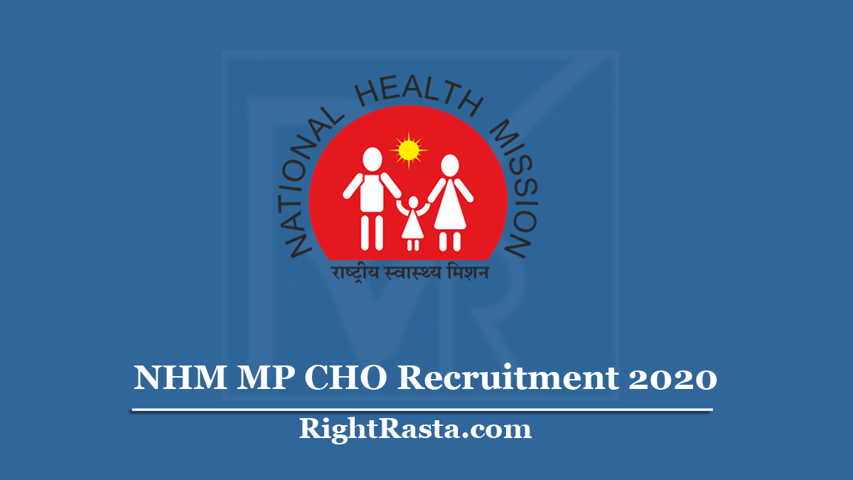NHM MP CHO Recruitment