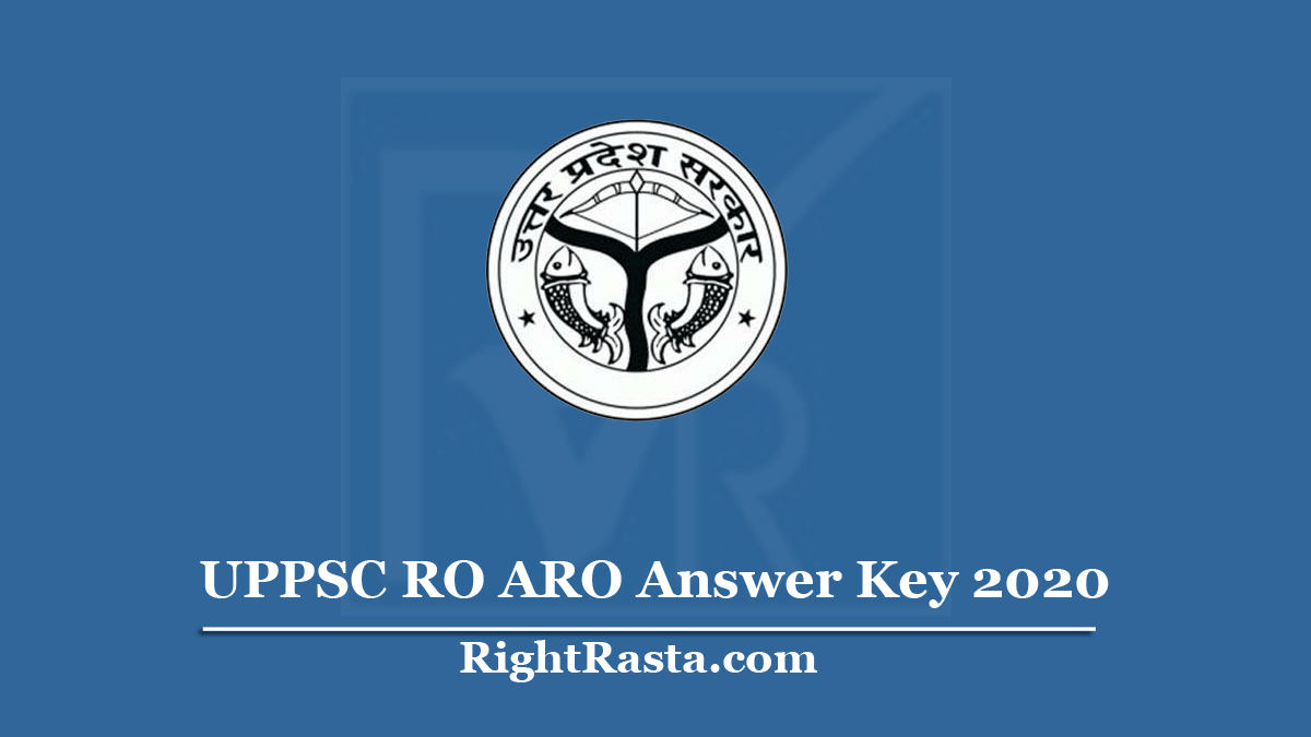 UPPSC RO ARO Answer Key