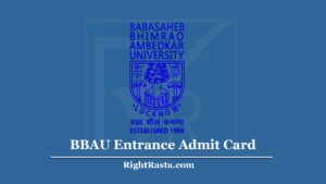 BBAU Entrance Admit Card
