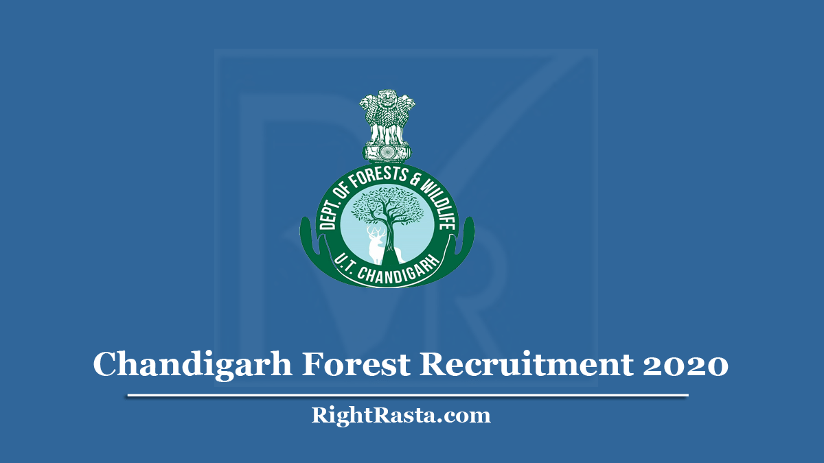 Chandigarh Forest Recruitment 2020