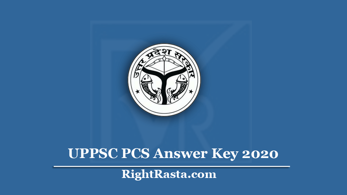 UPPSC PCS Answer Key