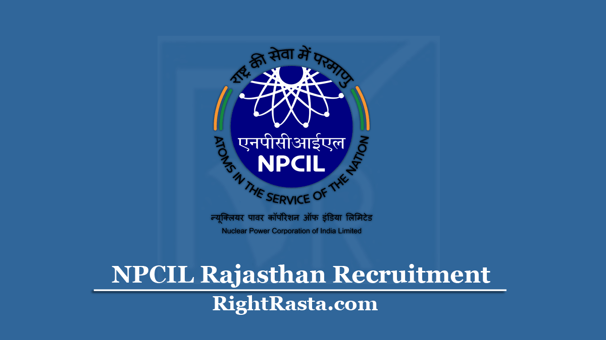 NPCIL Rajasthan Recruitment