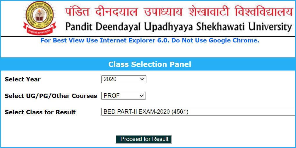 BED 2nd Year Result 2020