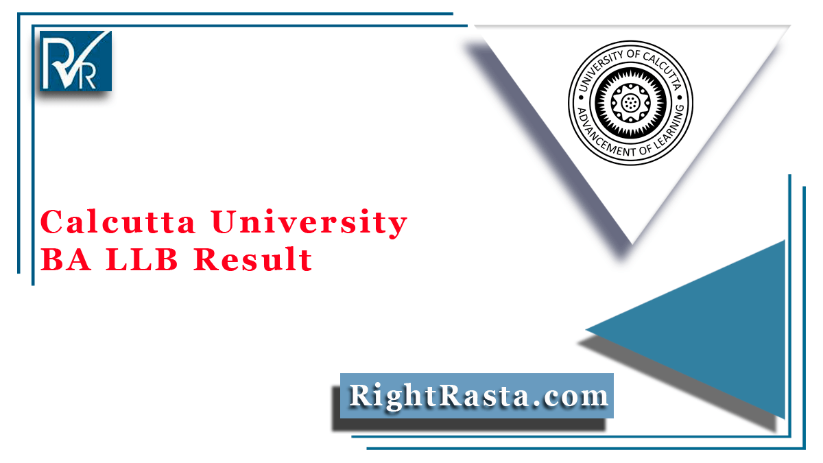 Calcutta University BA LLB Result