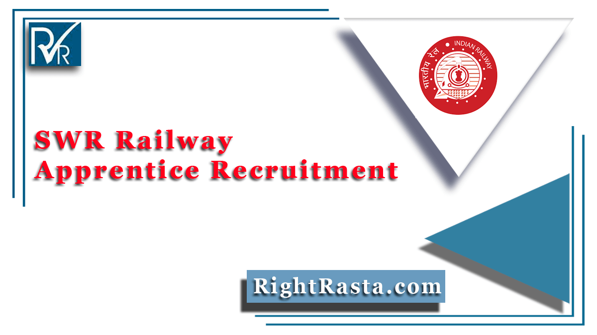 SWR Railway Apprentice Recruitment