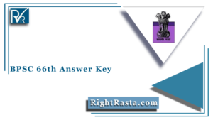 BPSC 66th Answer Key