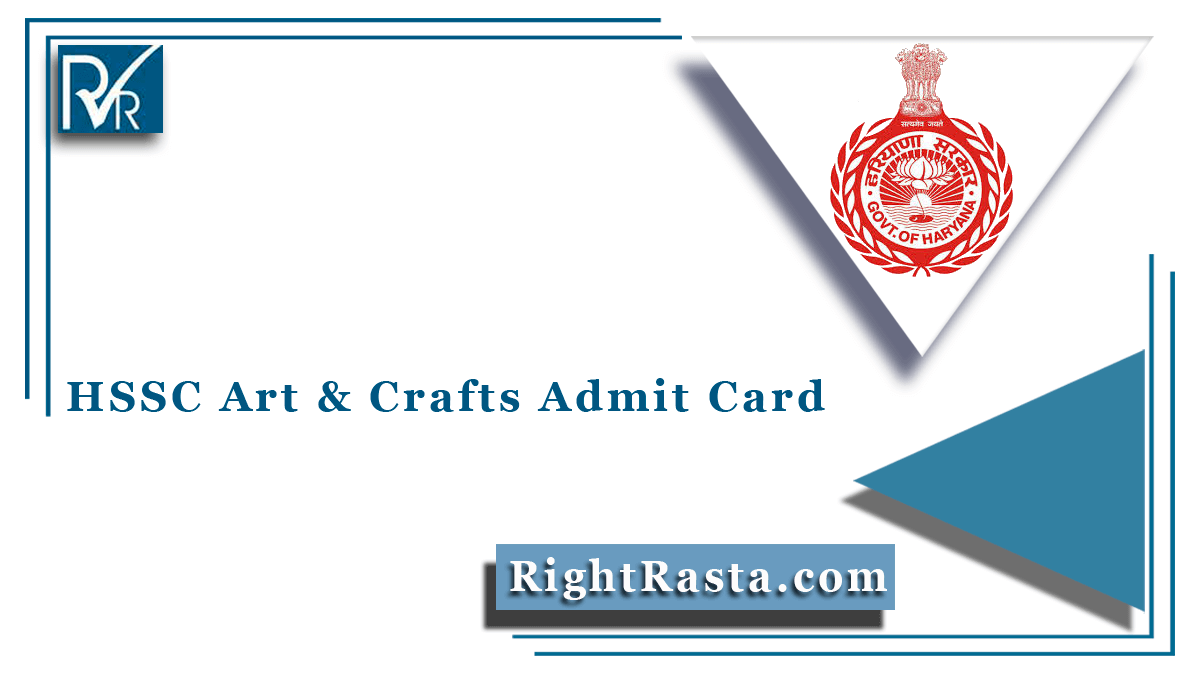 HSSC Art & Crafts Admit Card