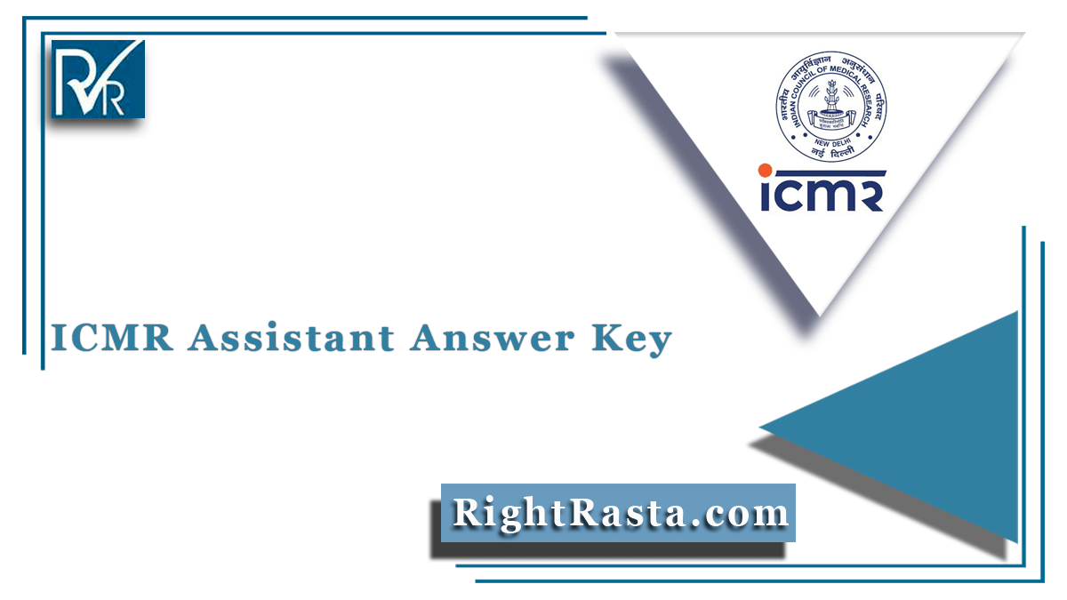 ICMR Assistant Answer Key