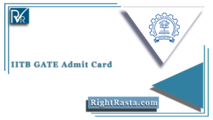 IITB GATE Admit Card