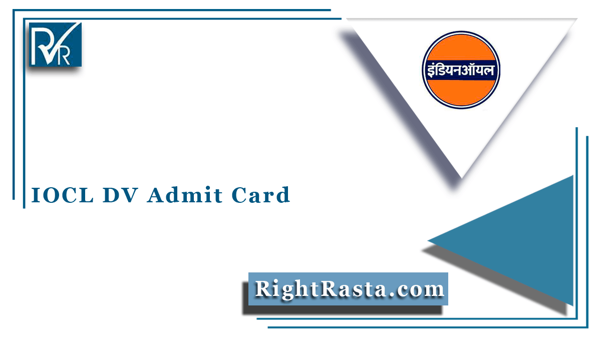 IOCL DV Admit Card