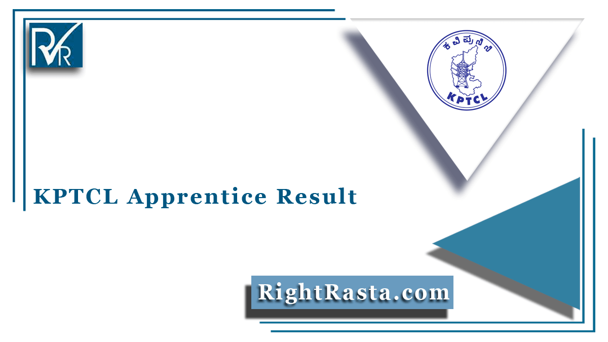 KPTCL Apprentice Result