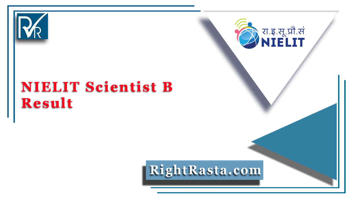 NIELIT Scientist B Result