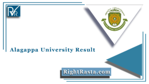 Alagappa University Result