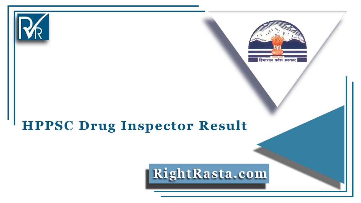 HPPSC Drug Inspector Result