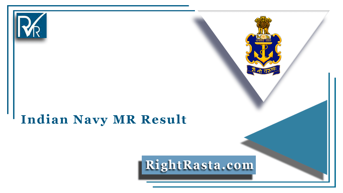 Indian Navy MR Result