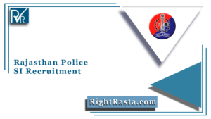 Rajasthan Police SI Recruitment