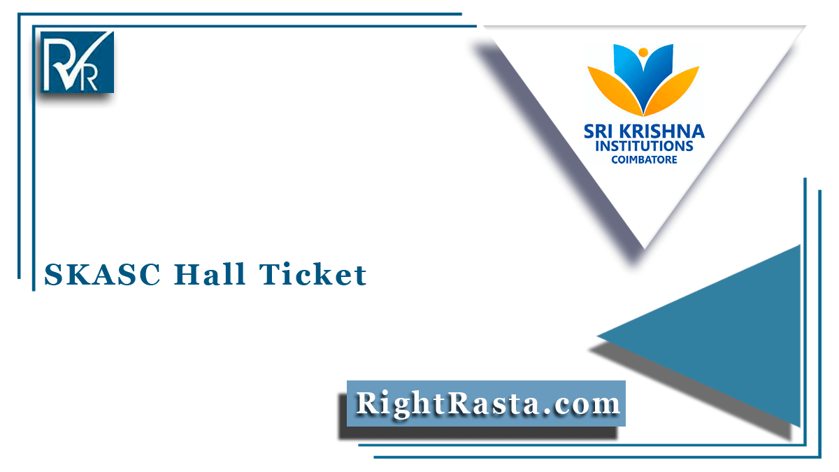 SKASC Hall Ticket
