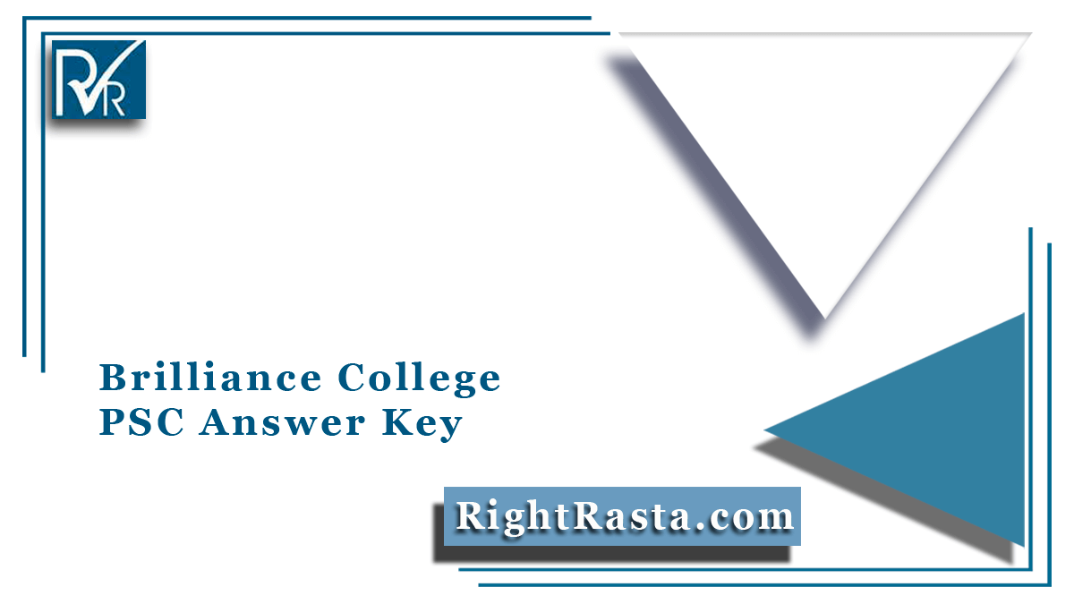 Brilliance College PSC Answer Key