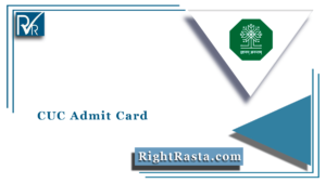 CUC Admit Card