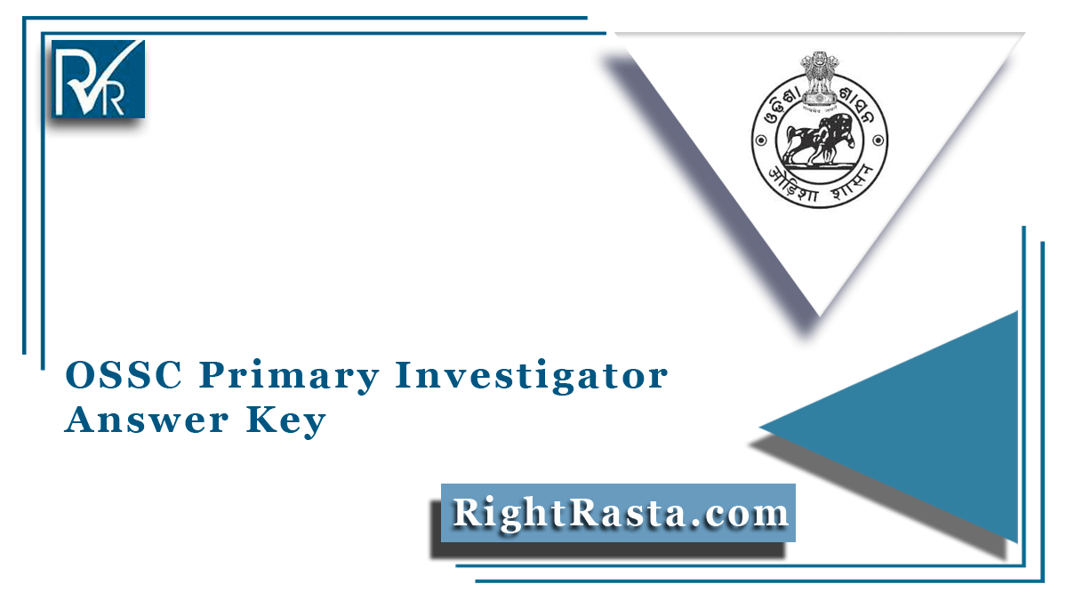 OSSC Primary Investigator Answer Key