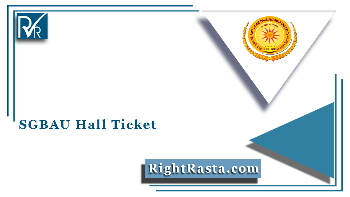 SGBAU Hall Ticket