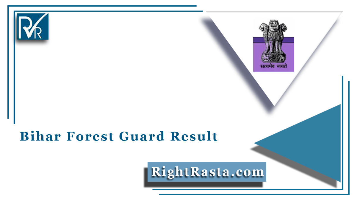 Bihar Forest Guard Result