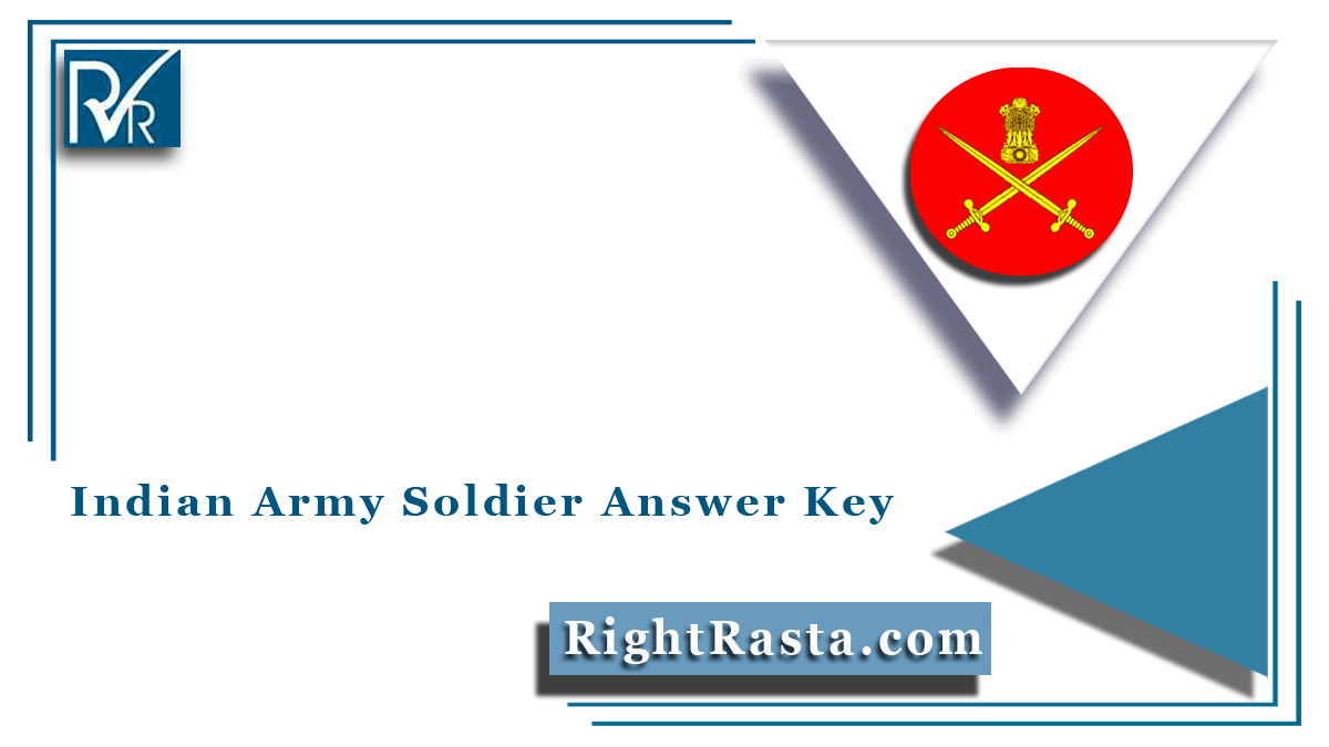 Indian Army Soldier Answer Key