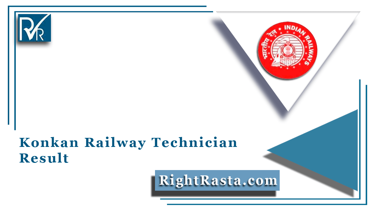 Konkan Railway Technician Result
