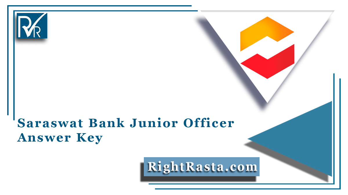 Saraswat Bank Junior Officer Answer Key