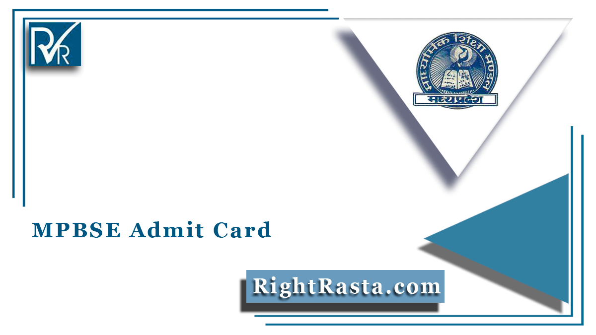 mpbse.mponline.gov.in Admit Card