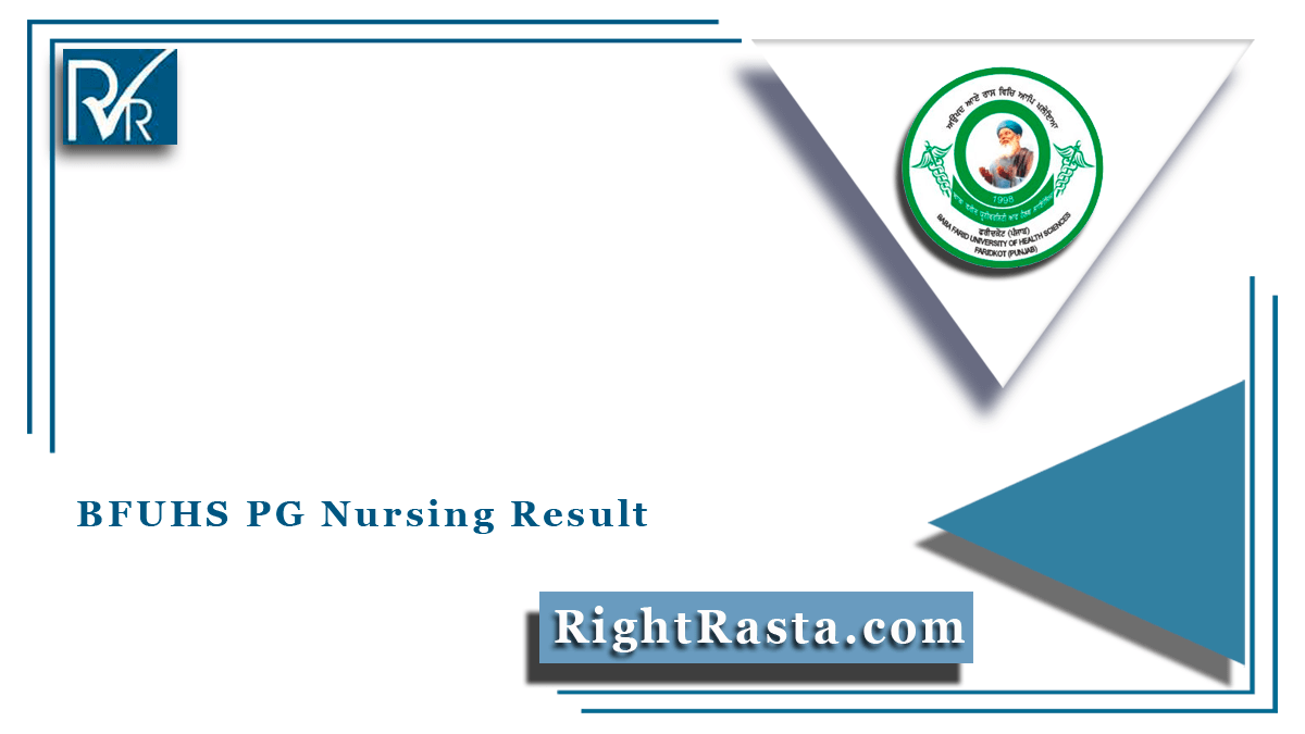 BFUHS PG Nursing Result