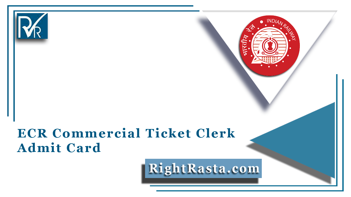 ECR Commercial Ticket Clerk Admit Card