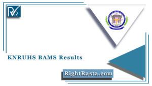 KNRUHS BAMS Results